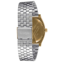 Nixon A0452062 Men's The Time Teller Silver Dial Stainless Steel Bracelet Watch ,