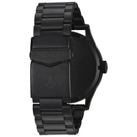 Nixon A3561256 Men's The Sentry SS All Black Lum Black Dial Black IP Steel Watch ,