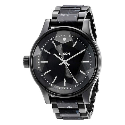Nixon A384001 Women's Facet 42 Black Dial Black IP Steel Bracelet Lefty Watch ,