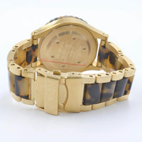 Nixon A4102584 Men's 38-20 Black Face Cream Tortoise Bracelet Watch ,