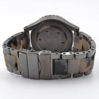 Nixon A4102590 Men's 38-20 Gunmetal Face Grey Tortoise Bracelet Watch ,