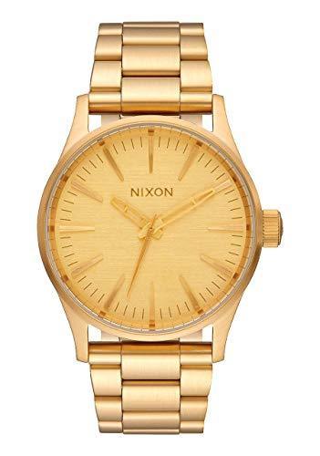 Nixon Men's Bracelet Watch - Sentry 38 SS Yellow Gold Stainless Steel | A450502 ,