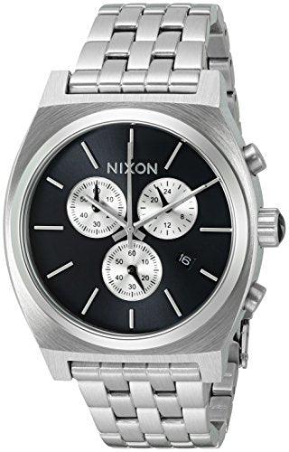 Nixon Men's Bracelet Watch - Time Teller Chrono Stainless Steel | A9722348 ,