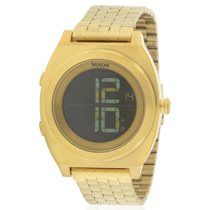 Nixon Men's Digital Watch - Time Teller Digi SS Yellow Gold Bracelet | A948502 ,