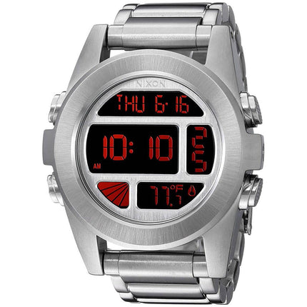 Nixon Men's Digital Watch - Unit SS Stainless Steel Bracelet | A3601263 ,