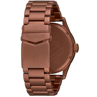 Nixon Men's Japanese Quartz Watch - Sentry Copper Dial Steel Bracelet | A3563165 ,
