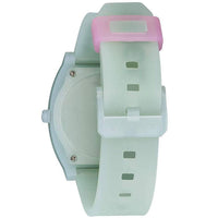 Nixon Men's Japanese Quartz Watch - Time Teller P Mint Green Rubber Strap | A1193171 ,
