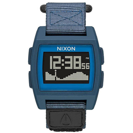 Nixon Men's Quartz Watch - Base Tide Digital Dial Blue Strap | A1169307 ,