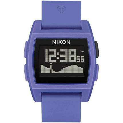 Nixon Men's Quartz Watch - Base Tide Digital Dial Purple Strap | A11042553 ,