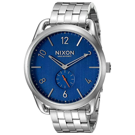 Nixon Men's Quartz Watch - C45 Blue Dial Stainless Steel Bracelet | A951307 ,
