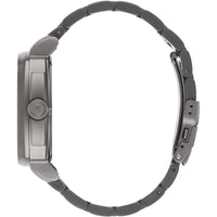 Nixon Men's Quartz Watch - Charger Date Black Dial Stainless Steel Bracelet | A1072632 ,