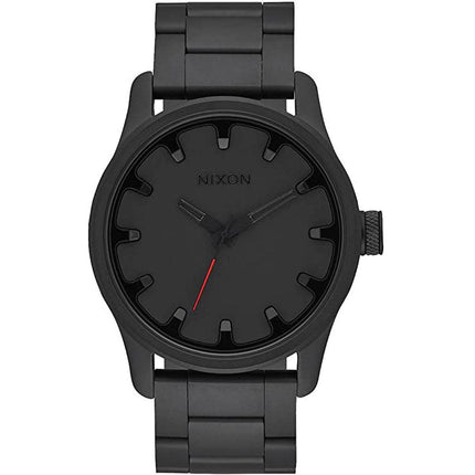 Nixon Men's Quartz Watch - Driver Black IP Stainless Steel Bracelet | A979001 ,