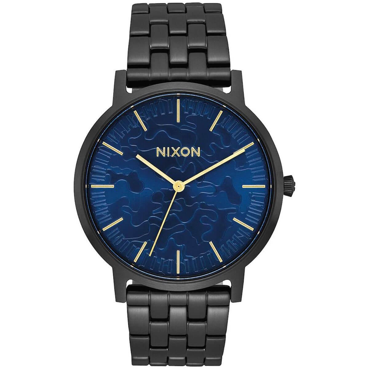 NIXON UNIT ネイビー Nixon Men's A490307 The Unit 40 Black Digital Dial Navy Blue