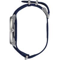 Nixon Men's Quartz Watch - Porter Grey Dial Blue Nylon Strap Steel Case | A10591893 ,