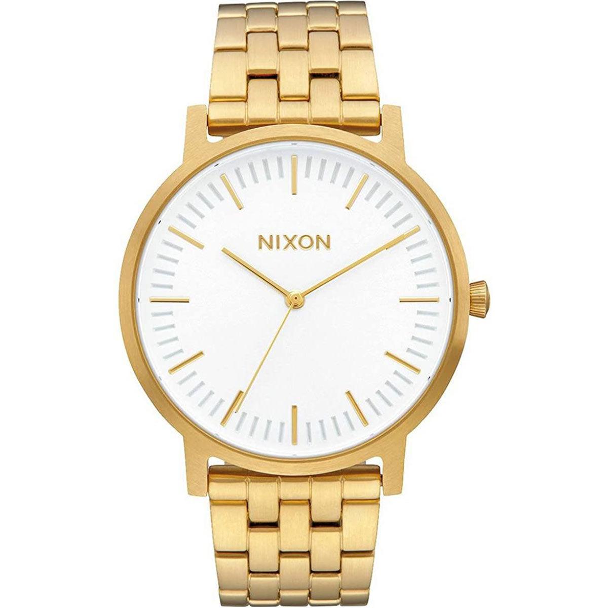 Nixon gold white face → Nixon Time Teller Gold / White its5to12 main image 2