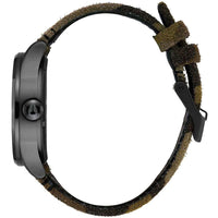 Nixon Men's Quartz Watch - Sentry Black Dial Camouflage Strap Steel Case | A1053054 ,