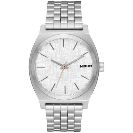 Nixon Men's Quartz Watch - Time Teller Gold Tone Dial Bracelet | A0452764 ,