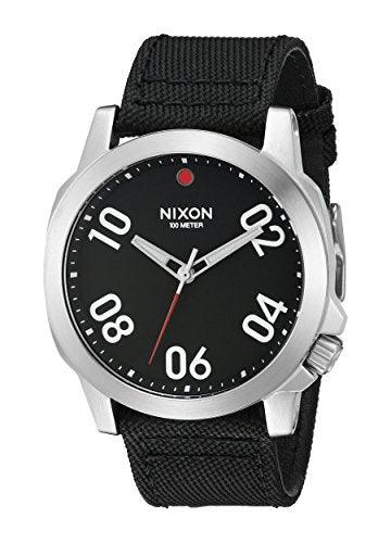 Nixon Men's Strap Watch - Ranger 45 Nylon & Leather Quartz | A514008 ,
