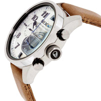 Nixon Men's Swiss Quartz Watch - Safari Dual Time Silver and Black Dial | A10822092 ,