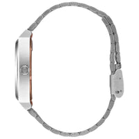 Nixon Men's Watch - Time Teller Rose Gold and Silver Tone Dial Bracelet | A0453239 ,