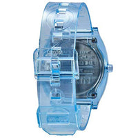 Nixon Unisex Japanese Quartz Watch - Time Teller P Transparent Blue Strap | A1193143 ,