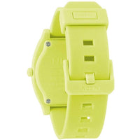 Nixon Unisex Japanese Quartz Watch - Time Teller P Yellow Rubber Strap | A1193014 ,