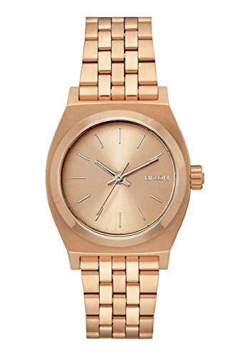 Nixon Women's Bracelet Watch - Medium Time Teller Quartz Rose Gold Dial | A1130897 ,