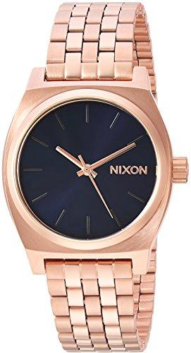 Nixon Women's Bracelet Watch - Medium Time Teller Quartz Rose Gold Tone | A11302763 ,