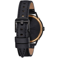 Nixon Women's Japanese Quartz Watch - Arrow Black Dial Leather Strap | A10913220 ,