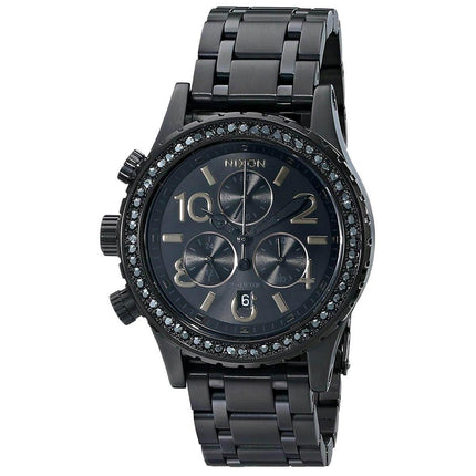 Nixon Women's Lefty Watch - 38-20 Chrono Black Bracelet | A3992062 ,