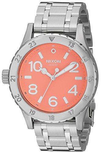 Nixon Women's Lefty Watch - Women's 38-20 Rose Dial Steel Bracelet | A4102054 ,