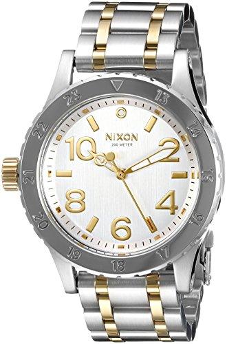 Nixon Women's Lefty Watch - Women's 38-20 Two Tone Bracelet Dive | A4101921 ,