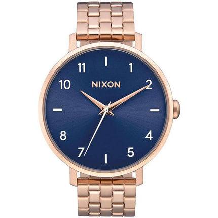 Nixon Women's Quartz Watch - Arrow Blue Dial Stainless Steel Bracelet | A10902953 ,