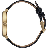 Nixon Women's Quartz Watch - Arrow Palm Design Black Dial YG Steel Case | A10912892 ,