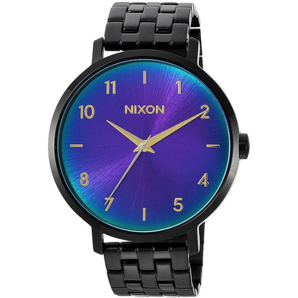 Nixon Women's Quartz Watch - Arrow Rainbow Dial Stainless Steel Bracelet | A10902767 ,