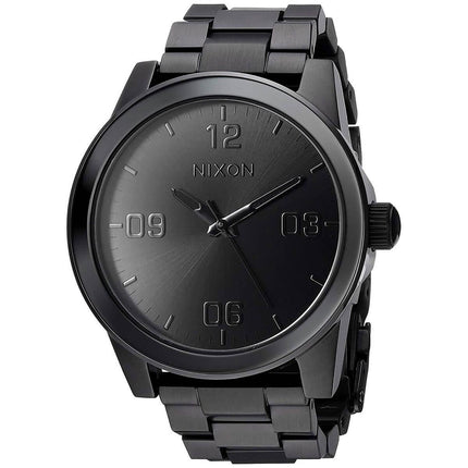 Nixon Women's Quartz Watch - G.I. SS Black Stainless Steel Bracelet | A919001 ,