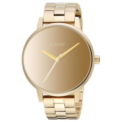 Nixon Women's Quartz Watch - Kensington Gold Tone Dial Bracelet | A0992764 ,