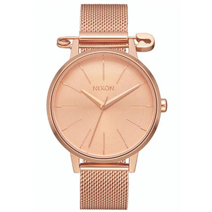 Nixon Women's Quartz Watch - Kensington Rose Gold Dial Steel Bracelet | A12293224 ,