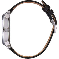 Nixon Women's Quartz Watch - Kensington Silver Dial Leather Strap SS Case | A1083149 ,