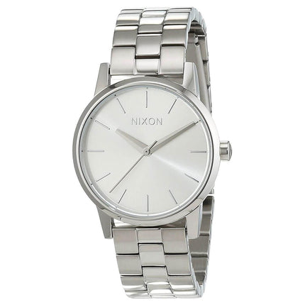 Nixon Women's Quartz Watch - Kensington Silver Tone Dial Bracelet | A3611920 ,