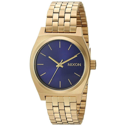 Nixon Women's Quartz Watch - Medium Time Teller Blue Dial Bracelet | A11302811 ,