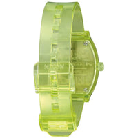 Nixon Women's Quartz Watch - Medium Time Teller Transparent Green Strap | A1215536 ,