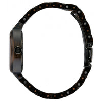 Nixon Women's Quartz Watch - Time Teller Black Dial Brown Plastic Bracelet | A1214400 ,