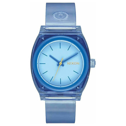 Nixon Women's Quartz Watch - Time Teller Blue Dial Rubber Strap | A12152885 ,
