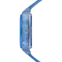 Nixon Women's Quartz Watch - Time Teller Blue Dial Rubber Strap | A12152885 ,