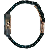 Nixon Women's Quartz Watch - Time Teller Pink Dial Aqua Plastic Bracelet | A12142930 ,