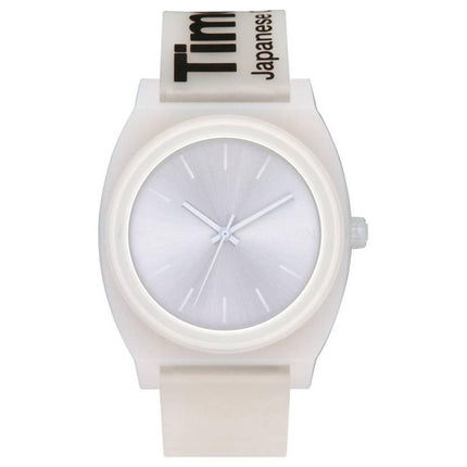 Nixon Women's Quartz Watch - Time Teller White Dial Rubber Strap | A1193172 ,