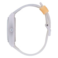 Nixon Women's Quartz Watch - Time Teller White Dial Rubber Strap | A1193172 ,