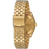 Nixon Women's Watch - Medium Time Teller Brown Dial Yellow Gold Steel | A11302803 ,