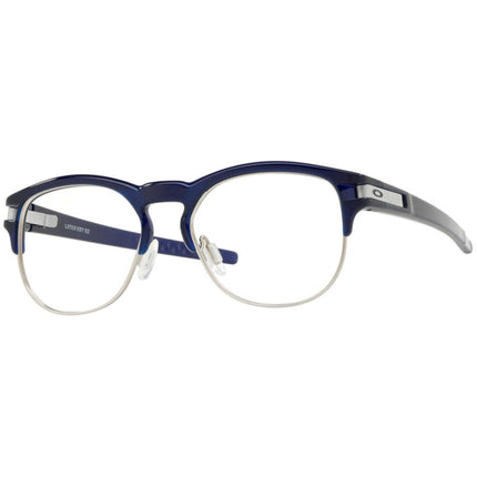 Oakley Men's Eyeglasses - Polished Ice Blue Plastic Square Frame | OAKLEY 0OX8134 3 ,